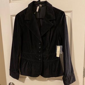 St John’s Bay Black Velvet Jacket NWT